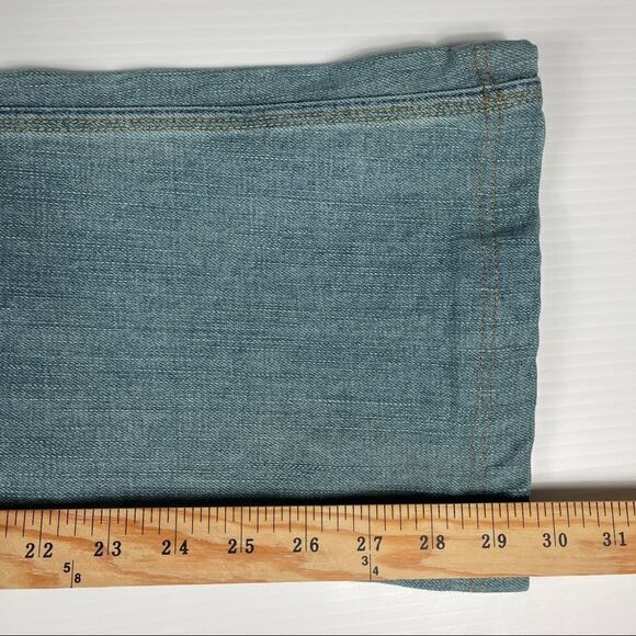Brappers Jeans Relaxed Flare Light Blue Denim LSB211L - Picture 10 of 12